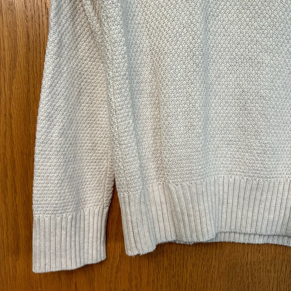 Democracy crochet sweater Large long sleeve top knit sweater lace crochet detail - Picture 7 of 14